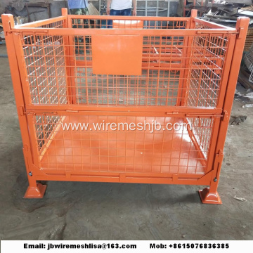 Galvanized Wire Mesh Folding Storage Cage